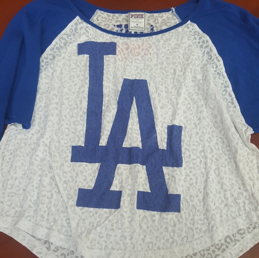 VS PINK DODGER SHIRT WORN 1X